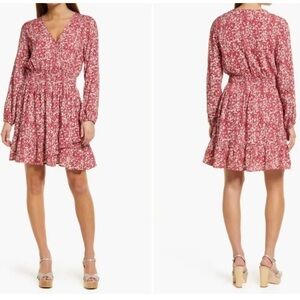 Area Stars, Delilah Floral Long Sleeve Fit & Flare Dress,Excellent Condition,M